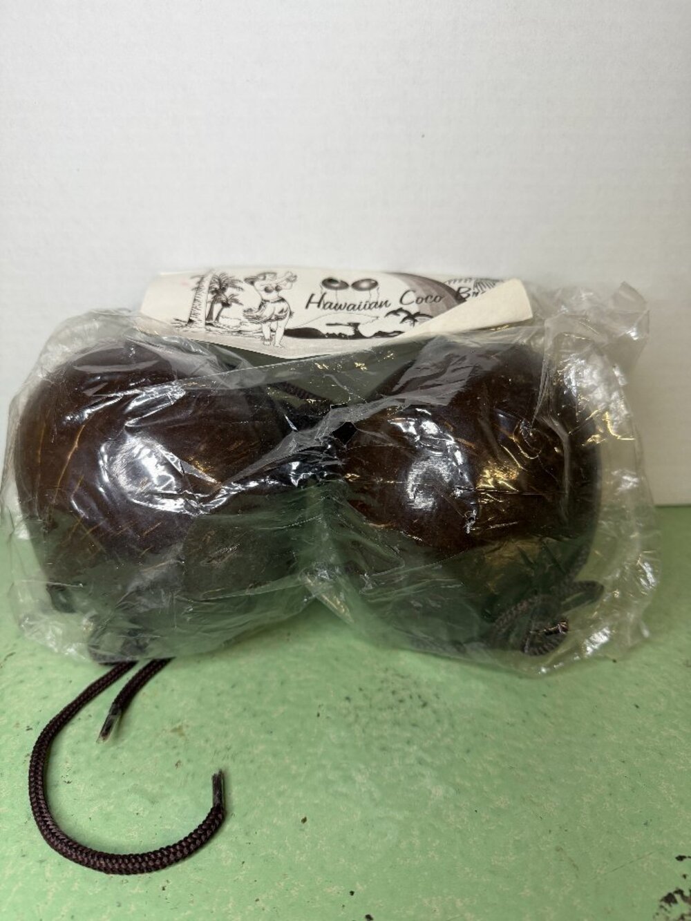 Hawaiian Coconut Shell & Twine Bra Top Hawaii Luau Outfit Costume Party